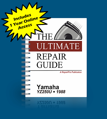 #ad Yamaha YZ250 YZ250U YZ250 U Service Repair Maintenance Shop Book Manual 1988 $31.99