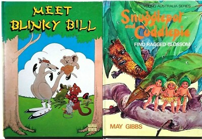 #ad Snugglepot amp; Cuddlepie amp; Blinky Bill Vintage Hardcover Large Children#x27;s Books AU $28.50