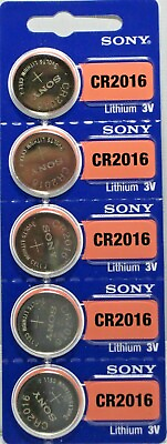 #ad #ad Sony Lithium Size CR2016 3v Batteries 5 Pack $2.88