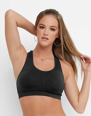 #ad #ad Champion Women#x27;s Sports Bra Infinity Racerback Moderate Support Knit In C Logo $18.75