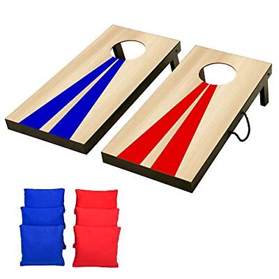 Portable Size Cornhole Game Set with 6 Bean Bags Great for Indoor amp; Outdoor Play $19.88