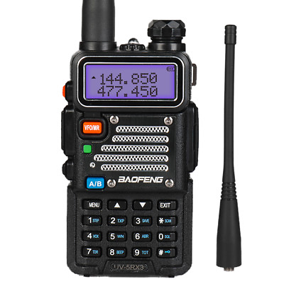 #ad Baofeng UV 5RX3 Tri Band VHF 1.25m Band UHF 5W DTMF Access VOX VFO Two way Radio $31.49