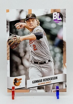 #ad GUNNER HENDERSON. 2024 Topps Big League Baseball. #50. Baltimore Orioles. $1.85