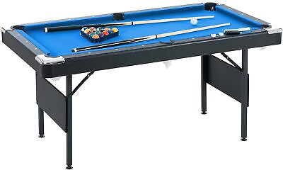#ad Folding Pool TablePortable Billirad TableSpace Saving Family Indoor Game Table $325.99