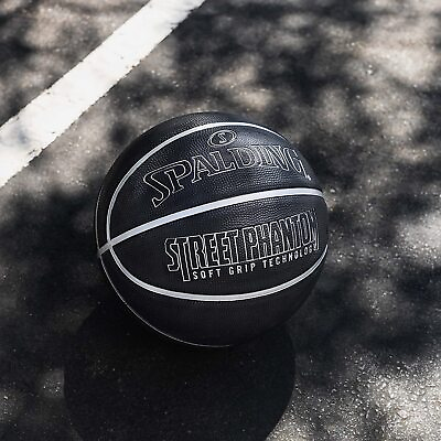 SPALDING Street SILVER PHANTOM Indoor Outdoor Basketball Size 29.5quot; I BRAND NEW $69.00