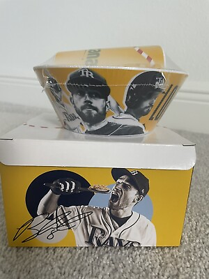#ad Brandon Lowe Autographed Kids Cereal Cup Box Tampa Bay Rays Exact Proof $65.00