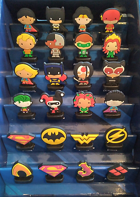 #ad Circle K DC Herostix Complete set of 24 w case: Batman Superman Wonder Woman... $34.99
