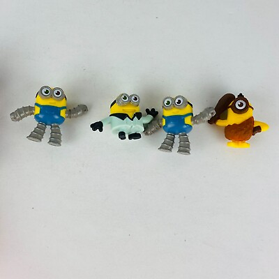 #ad McDonalds Meal Toys Dispicable Me Character Toys Lot of 4 Pretend Play Kids $12.95