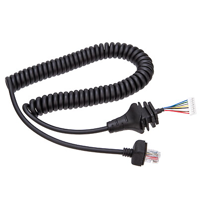 #ad 8 Pin RJ45 Speaker Mic Hand Microphone Cable For ICOM HM152 154 IC F121 S F221 S $13.17
