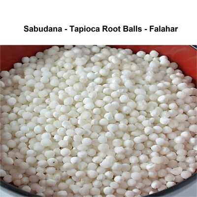 #ad Whole Sabudana Tapioca Pearls Tapioca Root Balls Sago 250gm 8.8 OZ . $18.36