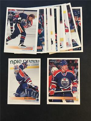 #ad 1994 95 Topps Premier Edmonton Oilers Team Set 16 Cards $3.00