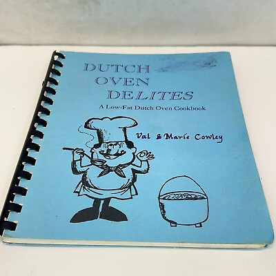 #ad VTG Dutch Oven Delites A Low fat Dutch Oven Cookbook Cooking Recipes 1955 $17.53