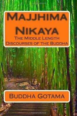 #ad MAJJHIMA NIKAYA: THE MIDDLE LENGTH DISCOURSES OF THE By Buddha Gotama BRAND NEW $30.44