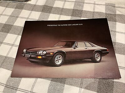 #ad 1976 Jaguar XJ S XJS V12 Coupe Original Car Sales Brochure Folder $14.00
