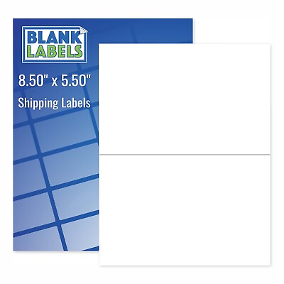 #ad 1000 Half Sheet Labels High Quality eBay PayPal amp; Amazon Shipping. 8.5 5.5 500 $54.99