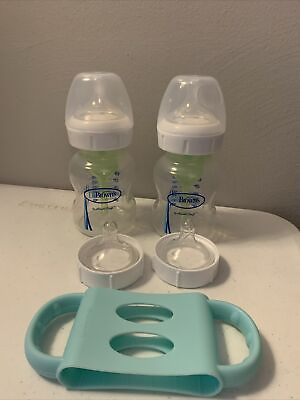 #ad Dr. Browns Anti Colic Natural Flow Baby Bottles Lot Sleeve Nipples Infant Feed $24.99