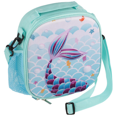 #ad Mermaid Bento Bag Lunch Bags for Kids Holder Girls Tote Insulation $16.59
