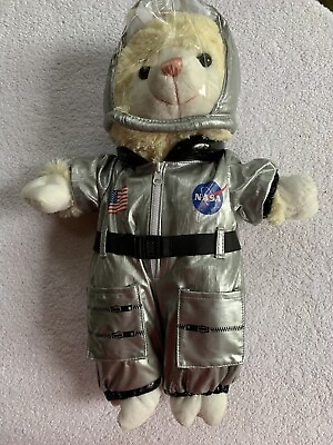 #ad NASA ASTRONAUT Toy Clothes Costume Bear Factory 2001 Fits Most 14” 18” 2 PC $29.91