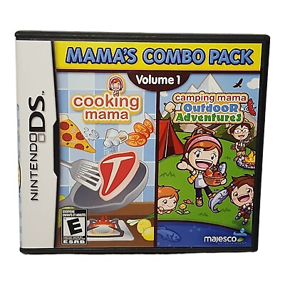 #ad Mama#x27;s Combo Pack: Volume 1 Nintendo DS 2012 Cooking Camping Mama With Manual $21.89