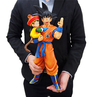 #ad Anime Dragon Ball Figure Son Goku and Young Gohan PVC Statue Model Toy 30cm $25.99