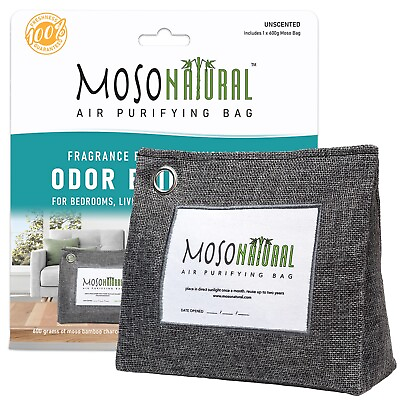#ad Moso Natural Air Purifying Bag 600g. Odor Eliminator for Kitchen Bedroom Pets $21.95