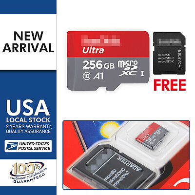 #ad 5X High Speed Memory For Micro SD Card 256GB TF Card Ultra Class 10 $82.29