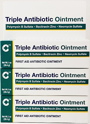 #ad Triple Antibiotic First Aid Ointment 1 oz. By Gamp;W Labs PACK OF 3 EXP:02 2025 $17.48