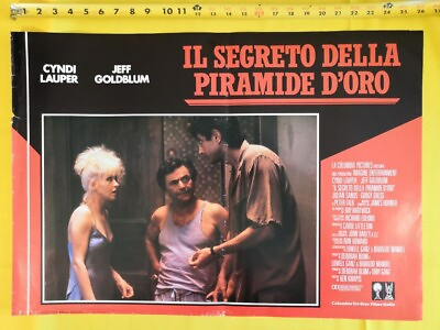 #ad 1988 VIBES Jeff Goldblum Cyndi Lauper Peter Falk ORIG Italian Movie Poster F14 2 $29.90