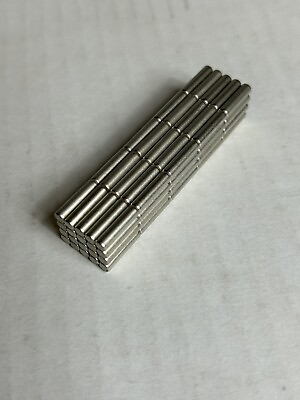 #ad Super Strong N52 Rare Earth Round Neodymium Magnets 1 8” X 1 2” $22.00