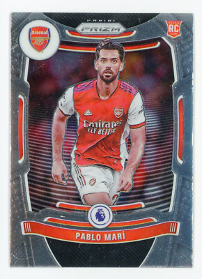#ad 2021 22 Panini Prizm Pablo Mari RC #198 Premier League Soccer Arsenal Rookie $1.50