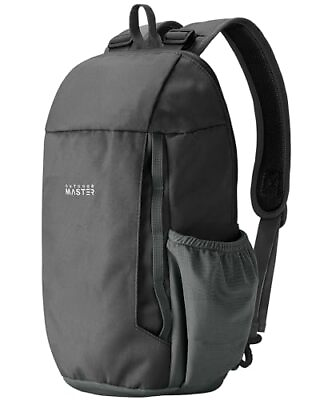 #ad Hiking Daypack Adjustable Single And Double Shoulder Backpacks Black $41.91