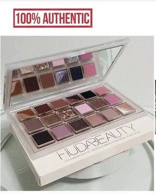 #ad NEW IN BOX HUDA BEAUTY Rose Quartz AUTHENTIC Eyeshadow Palette 18 Shades $40.00