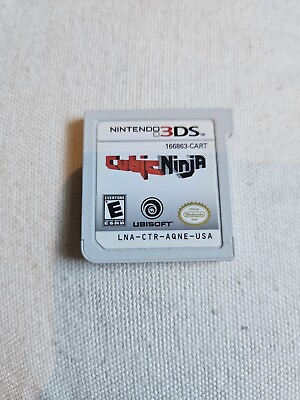 #ad Cubic Ninja Nintendo 3DS 2011 Game Cartridge Only $9.99