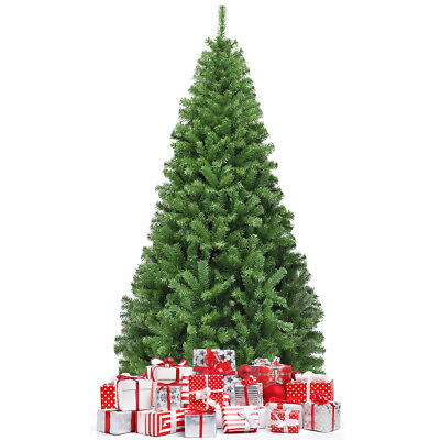 #ad 6FT Christmas Tree PVC Artificial 1000 Tips Premium Hinged w Solid Metal Legs $54.99