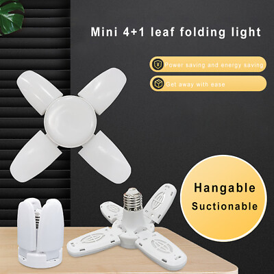 #ad 1PCS E27 led AC85 265V 28W LED Bulb Fan Blade Timing Lamp Light Bulb Foldable $7.99