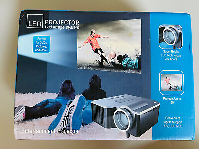 #ad Time to Play Mini LED Projector LCD Image System. New $21.99