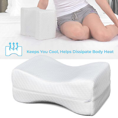 #ad Thigh Knee Hip Pillow Memory Foam Contour Leg Side Sleep Support Washable Cover $17.49