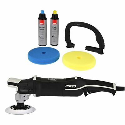 #ad RUPES LH19E Rotary Polisher Standard Kit 5quot; BP Pads amp; Compounds Combo 2 $369.00