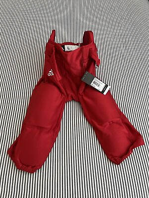 #ad Adidas Youth Interstated Boys Padded Red Football Pants Size L NWT 689PB $23.80