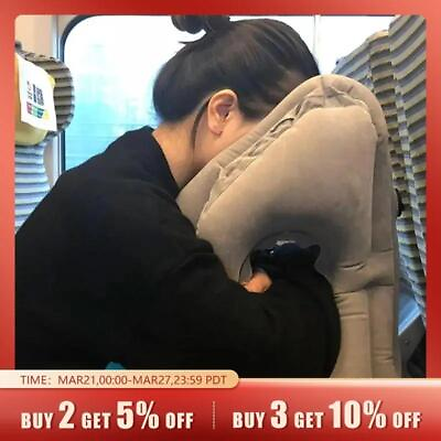 #ad 1pc Inflatable Air Cushion Travel Pillow Headrest Chin Support Cushions for Airp $24.00