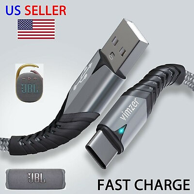 #ad Type C USB Fast Charger Cable for JBL Flip 6 5 Charge 5 4Clip 4 Speaker 6ft $101.00