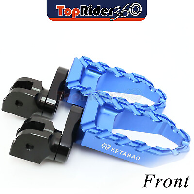 #ad BLUE 25mm Extended BUZZ Front Foot Pegs For Ducati Monster S4R 03 06 05 04 $63.24