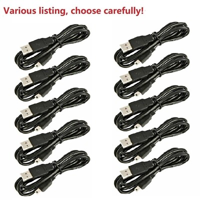 #ad Lot pcs USB Controller Charger Cable Cord For Sony Playstation 3 PS3 new $22.07