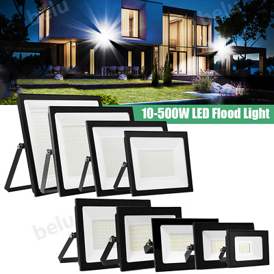 #ad 500W 300W 200W 150W 100W 50W 30W 20W 10W LED Flood Light Outdoor Garden Lamp $6.99
