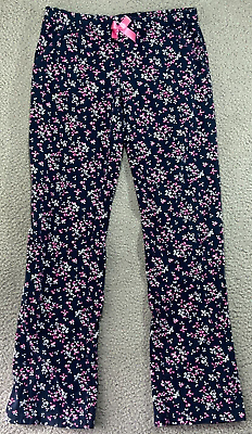 #ad Comfort Family Multicolor Floral Elastic Waist Pockets Lounge Pants Size M $5.99