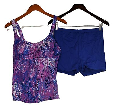 #ad Kim Gravel x Swimsuits Women#x27;s Swimsuit Sz 10 Swimwear Purple $13.39