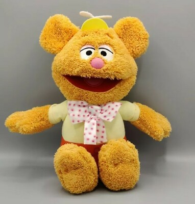 #ad Disney Muppet Babies Fozzie Bear 14” Talking Shaking Plush Just Play Working $26.99
