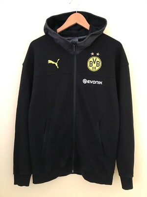 #ad Borussia 2018 2019 Dortmund Puma football soccer training full zip hoodie Size S $47.00