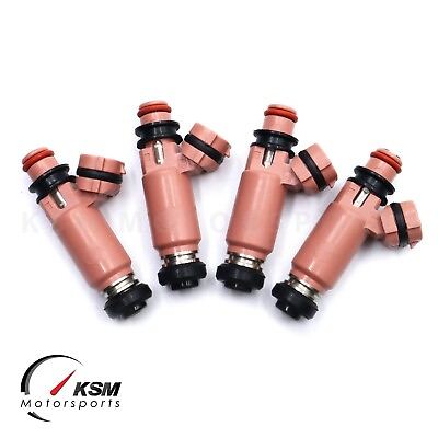 #ad 4 x OEM New Pink 565cc Fuel Injectors For Subaru STI WRX Forester 16611 AA370 $135.00