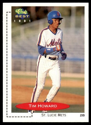 #ad 1991 Classic Best Minor League Tim Howard Baseball Cards #232 $1.85